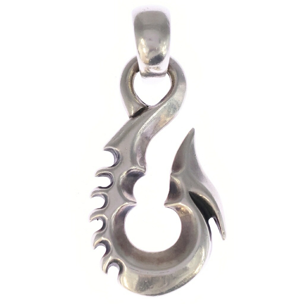 Bill Wall Leather/BWL(ビルウォールレザー) 2001 FISH HOOK W/LARGE BAIL フィッシュフック Wラージベイル シャンデリヤとっ始め しろがね色【中古】【度合いA】【色つやしろがね色】【取りまわしバス発着場BRING渋谷ANNEX店】
