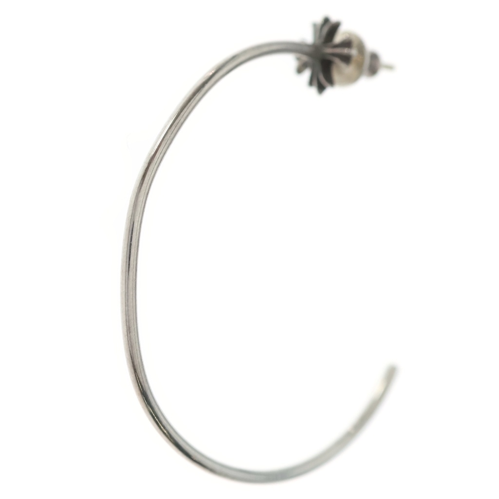 CHROME HEARTS(クロムハーツ) HOOP CH PLS CHプラス フープ ピアス シルバー BCA099【中古】【程度B】【カラーシルバー】【取扱店舗渋谷】｜ブランド買取・販売　BRING