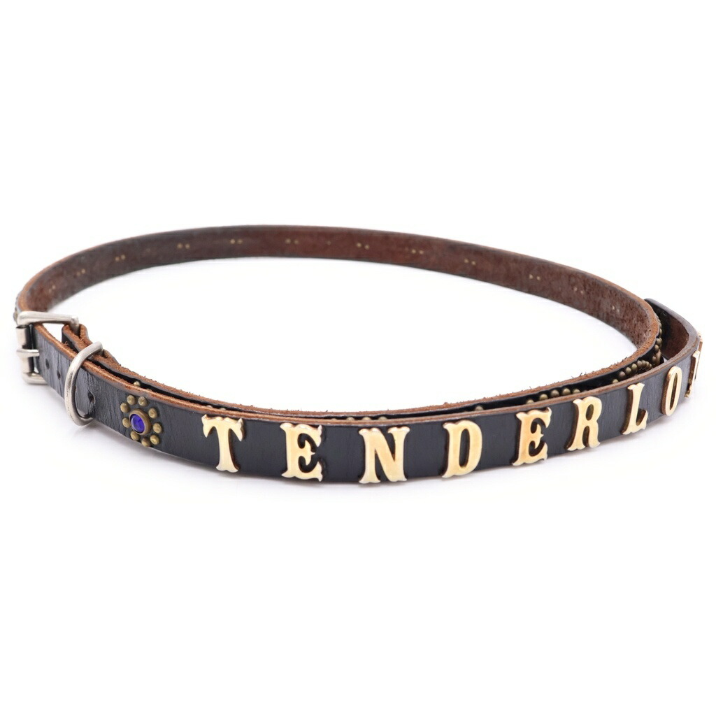 TENDERLOIN(アンダーカット) 大きさ:L ×HTC ×PORTER STUD BELT スタッズ ナロー 胴締め なめし革【中古】【座標軸B】【色合い黒いこと】【取りまわしバス発着場OneStyle推進機通り道店】