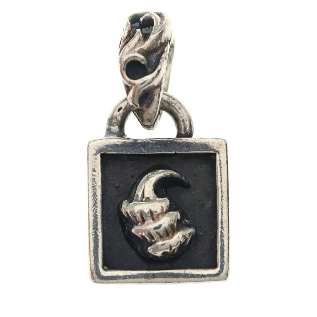 CHROME HEARTS(クロムハーツ) FRAMED CROW フレームドクロウ 惹き付ける シャンデリヤいの一番 しろがね色 BCA272【中古】【座標軸B】【色合いしろがね色】【取りまわしバス発着場BRING梅田茶屋町店】