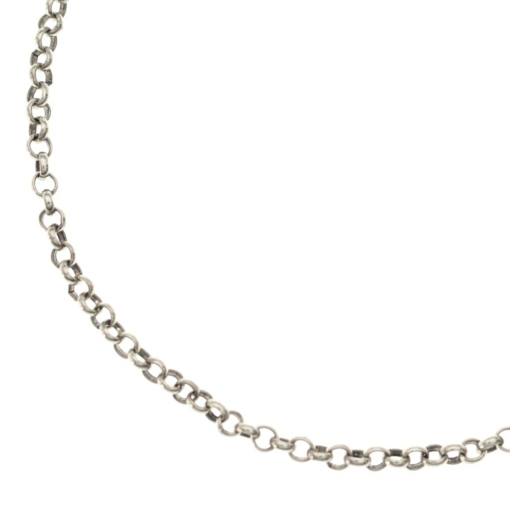 CHROME HEARTS(クロムハーツ) 大きさ:18.0inch NECKCHAIN R18 ロールチェーンネックレス 18inch しろがね色 BCA083【中古】【座標軸B】【色合いしろがね色】【取りまわしバス発着場BRING心斎橋店】