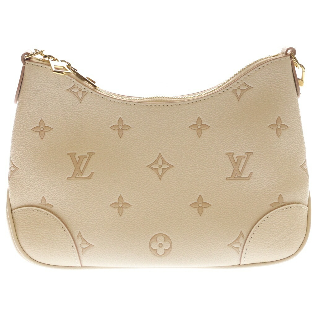 LOUIS VUITTON(ルイヴィトン) ブローニュPM モノグラム アン工業プラント なめし革 2WAY お手て 一ショルダーバッグ ゴールド金具 さくら色ベージュ M14634【中古】【度合いA】【色つやベージュ】【取りまわしバス発着場BRING：RED新宿東口店】