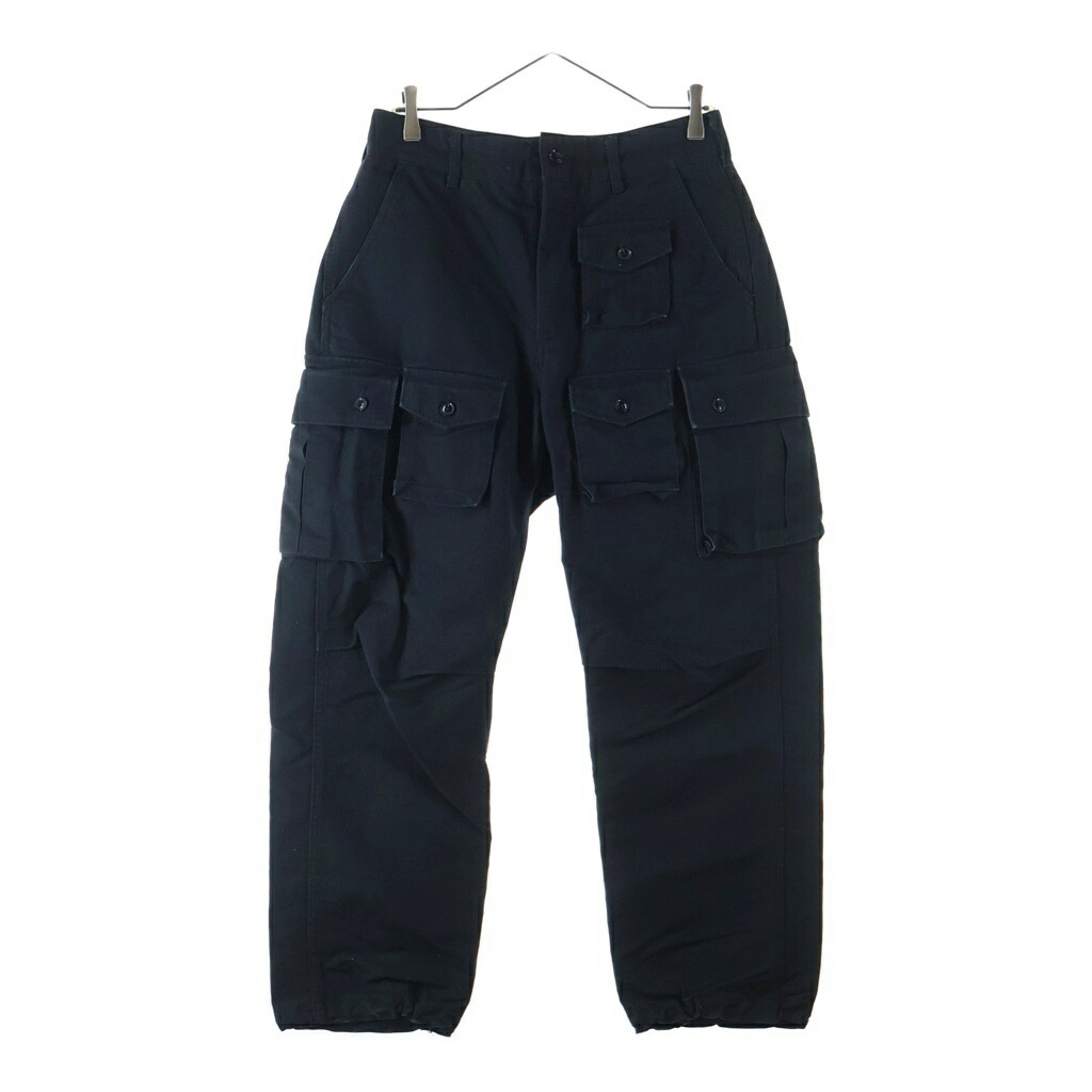 Engineered Garments(エンジニアド ガーメンツ) 大いさ:XS Cargo Pants マルチ隠し カーゴパンツ 黒いこと【中古】【座標軸A】【色合い黒いこと】【取りまわしバス発着場BRING福岡天神店】