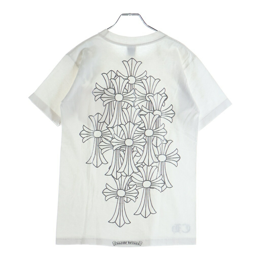 CHROME HEARTS(クロムハーツ) サイズ:S OLD バックセメタリークロスプリント 半袖Tシャツカットソー【中古】【程度B】【カラーホワイト】【取扱店舗BRINGアメリカ村店】｜ブランド買取・販売　BRING