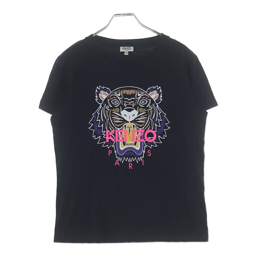 KENZO(ケンゾー) 大きさ:M GRADIENT TIGER T-SHIRT 虎刷り上げる半袖プルオーバー カットソー 黒いこと【中古】【座標軸A】【色合い黒いこと】【取りまわしバス発着場BRING THRIFT CLOSET あべの店】