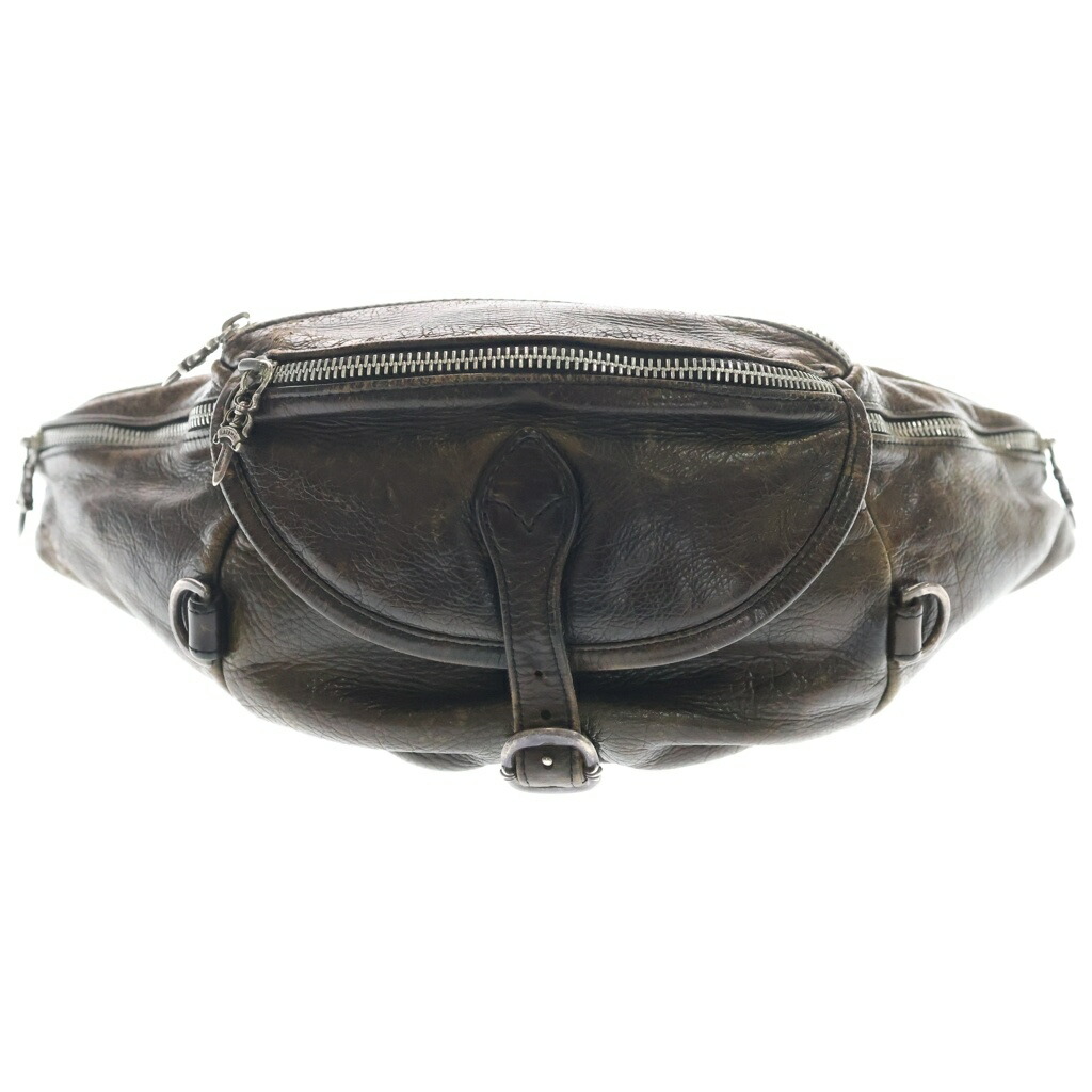 CHROME HEARTS(クロムハーツ) #1 SNAT PACK スナットパック ダガージップ ガンスリンガーベルト レザーウエストバッグ 家鴨柄【中古】【座標軸B】【色合いマルチ色合い】【取りまわしバス発着場原宿】