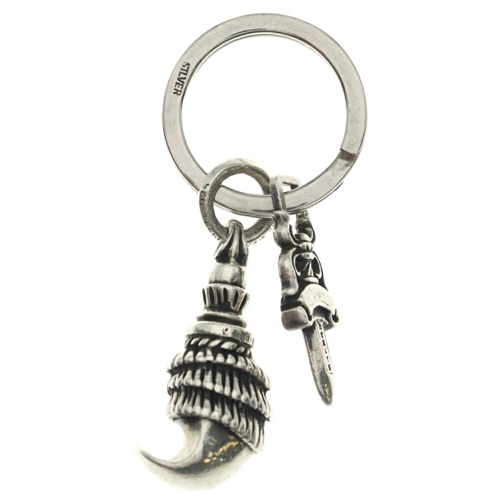 CHROME HEARTS(クロムハーツ) CROW\u0026No5 DGGR 鴉 #5 ダガー 足懸かり輪っか しろがね色【中古】【座標軸B】【色合いしろがね色】【取りまわしバス発着場BRING心斎橋店】