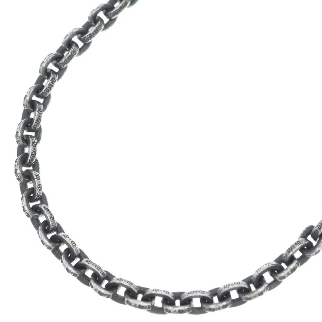 CHROME HEARTS(クロムハーツ) 大きさ:18.0inch PAPER CHAIN 18 ペーパーチェーンネックレス 18inch しろがね色 BCA086【中古】【座標軸B】【色合いしろがね色】【取りまわしバス発着場原宿】