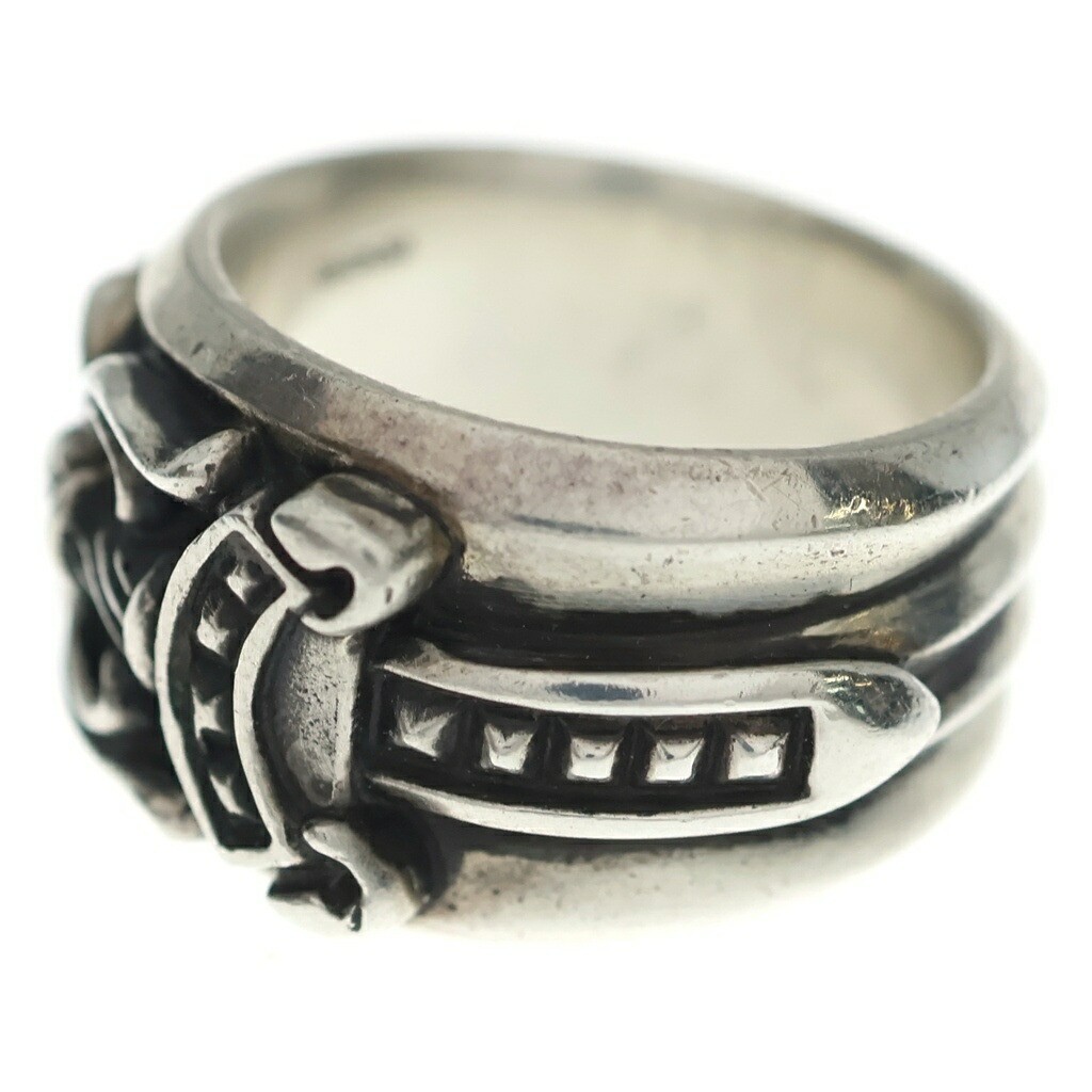 CHROME HEARTS(クロムハーツ) 大きさ:11.5号 DAGGER ダガーリング しろがね色 BCA343【中古】【座標軸B】【色合いしろがね色】【取りまわしバス発着場原宿】