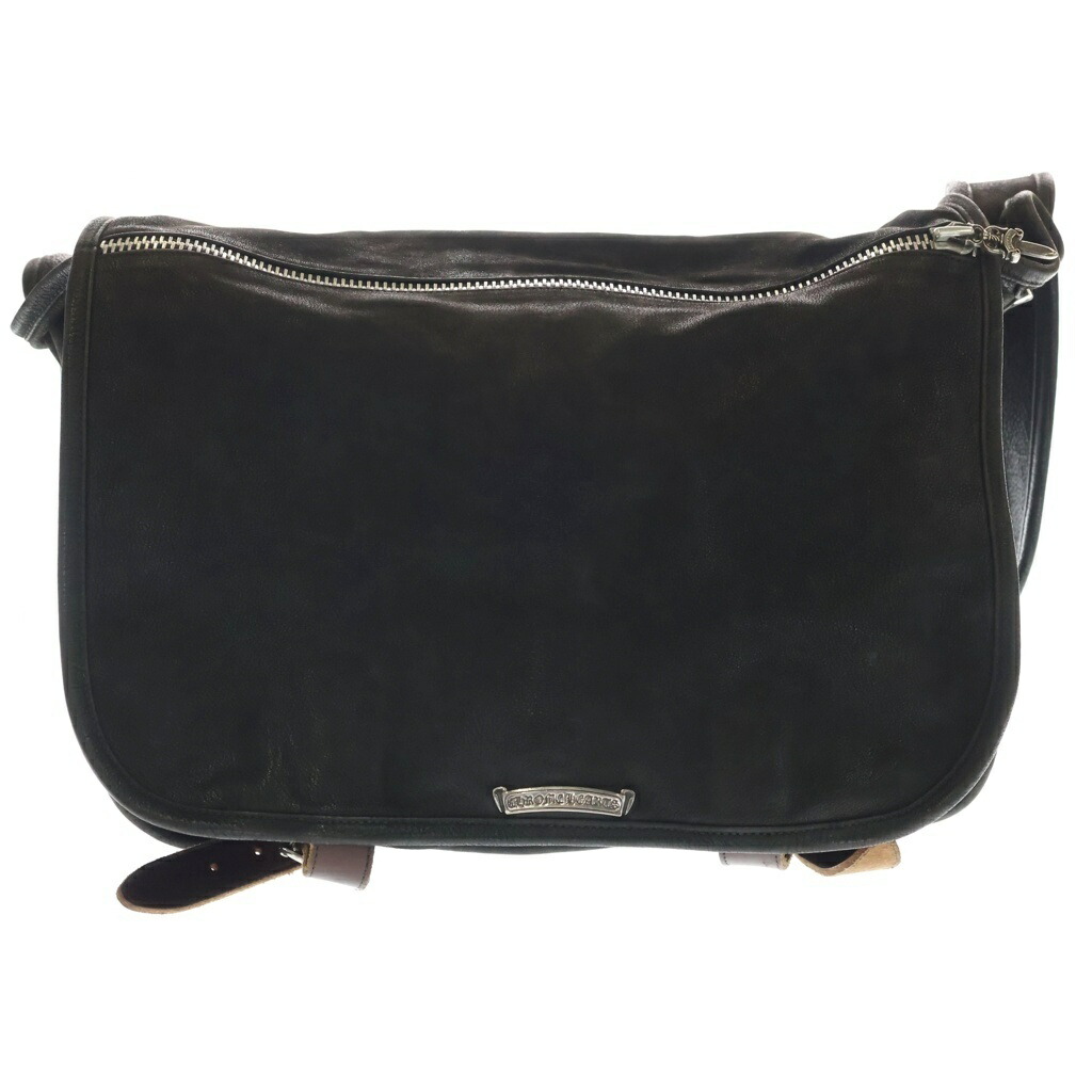CHROME HEARTS(クロムハーツ) SHOULDER BAG-SM ガンスリンガーストラップレザーショルダーバッグ【中古】【座標軸B】【色合い赤銅色】【取りまわしバス発着場OneStyle新宿店】