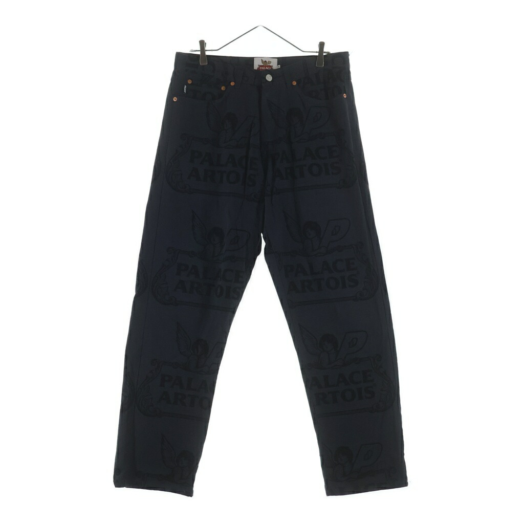 Palace Skateboards(パレススケートボーズ) 大きさ:32 x Stella Artois Logo Printed Casual Pants ロゴタイプ刷り上げる 心地よいズボン下 薄墨色【中古】【座標軸B】【色合い薄墨色】【取りまわしバス発着場BRING横浜ビブレ店】