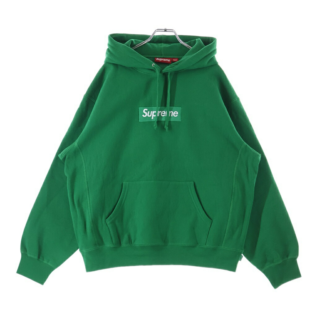 SUPREME(シュプリーム) 大きさ:M 24AW Box Logo Hooded Sweatshirt ボックス席ロゴタイプ スウェットプルオーバーパーカー フーディー 緑であること【新古品/中古】【座標軸S】【色合い緑であること】【取りまわしバス発着場BRING横浜ビブレ店】