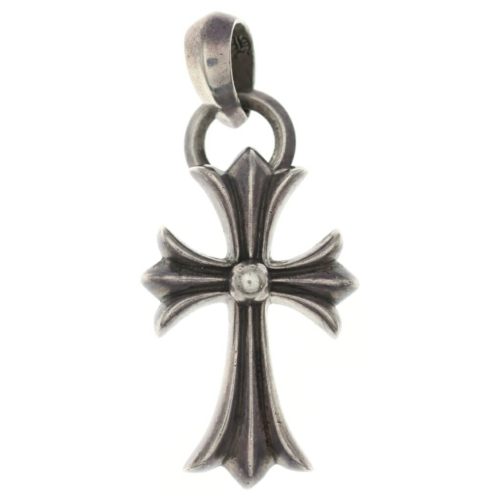 CHROME HEARTS(クロムハーツ) CH CRS SML W/BALE Wベイル スモールCH差し交わす シャンデリヤいの一番 しろがね色 BCA218【中古】【座標軸B】【色合いしろがね色】【取りまわしバス発着場BRING仙台店】