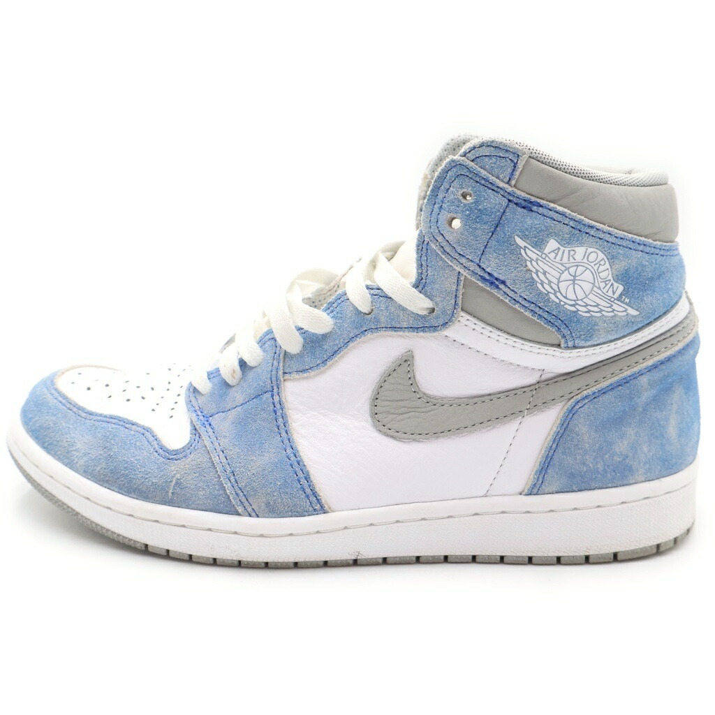 NIKE(ナイキ) 大きさ:27.5糎 AIR JORDAN 1 HIGH OG HYPER ROYAL 555088-402 エアジョーダン1 ハイパーロイヤル ハイカットスニーカー 白いこと/青色 US9.5/27.5糎【中古】【座標軸B】【色合い白いこと】【オンライン制限事項商いもの】