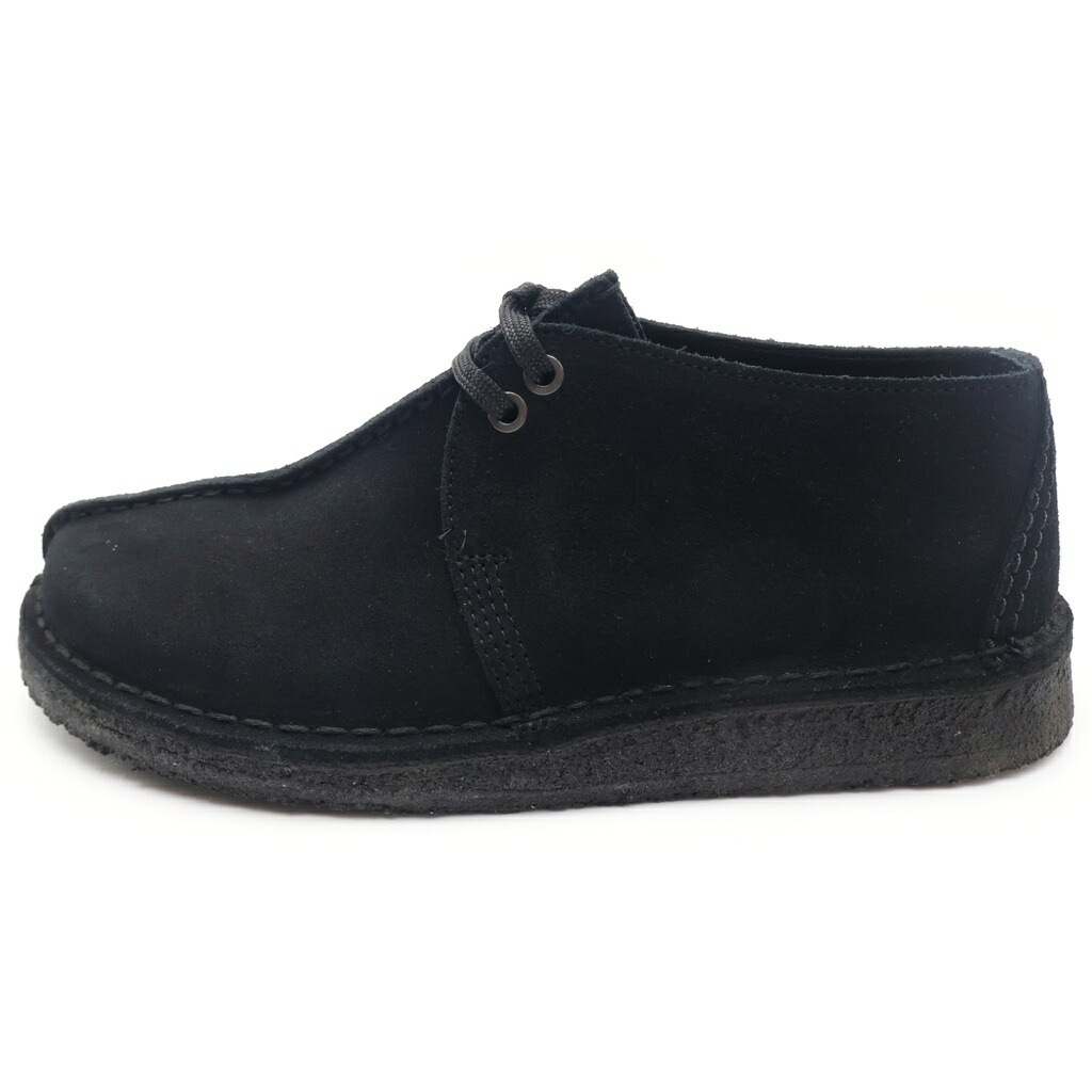 Clarks(クラークス) 大きさ:25.5糎 DESERT TREK デザートトレック スウェードローカットブーツ 黒いこと US8M/25.5糎 261552867070【中古】【座標軸A】【色合い黒いこと】【オンライン制限事項商いもの】