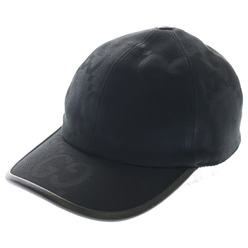 GUCCI(グッチ) 大きさ:L ジャンボGG 総柄 野球旗がしら 黒いこと 727562【新古品/中古】【座標軸S】【色合い黒いこと】【取りまわしバス発着場BRING心斎橋店】