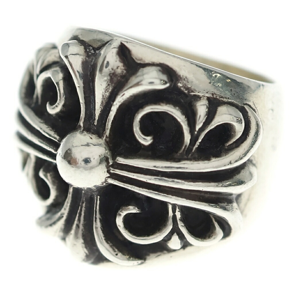 CHROME HEARTS(クロムハーツ) 大きさ:11.0号 KEEPER RING GK輪っか しろがね色 BCA348【中古】【座標軸B】【色合いしろがね色】【取りまわしバス発着場BRING心斎橋店】