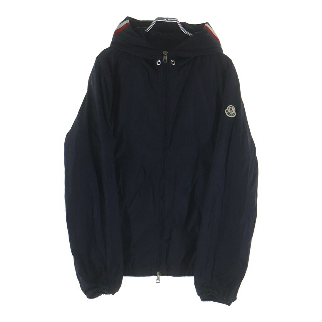 MONCLER(モンク線路) 大きさ:2 GRIMPEURS フーディ ジップアップナイロンジャケット F10911A73700 米国海軍【中古】【座標軸B】【カラーネイビー】【取りまわしバス発着場BRING福岡天神店】