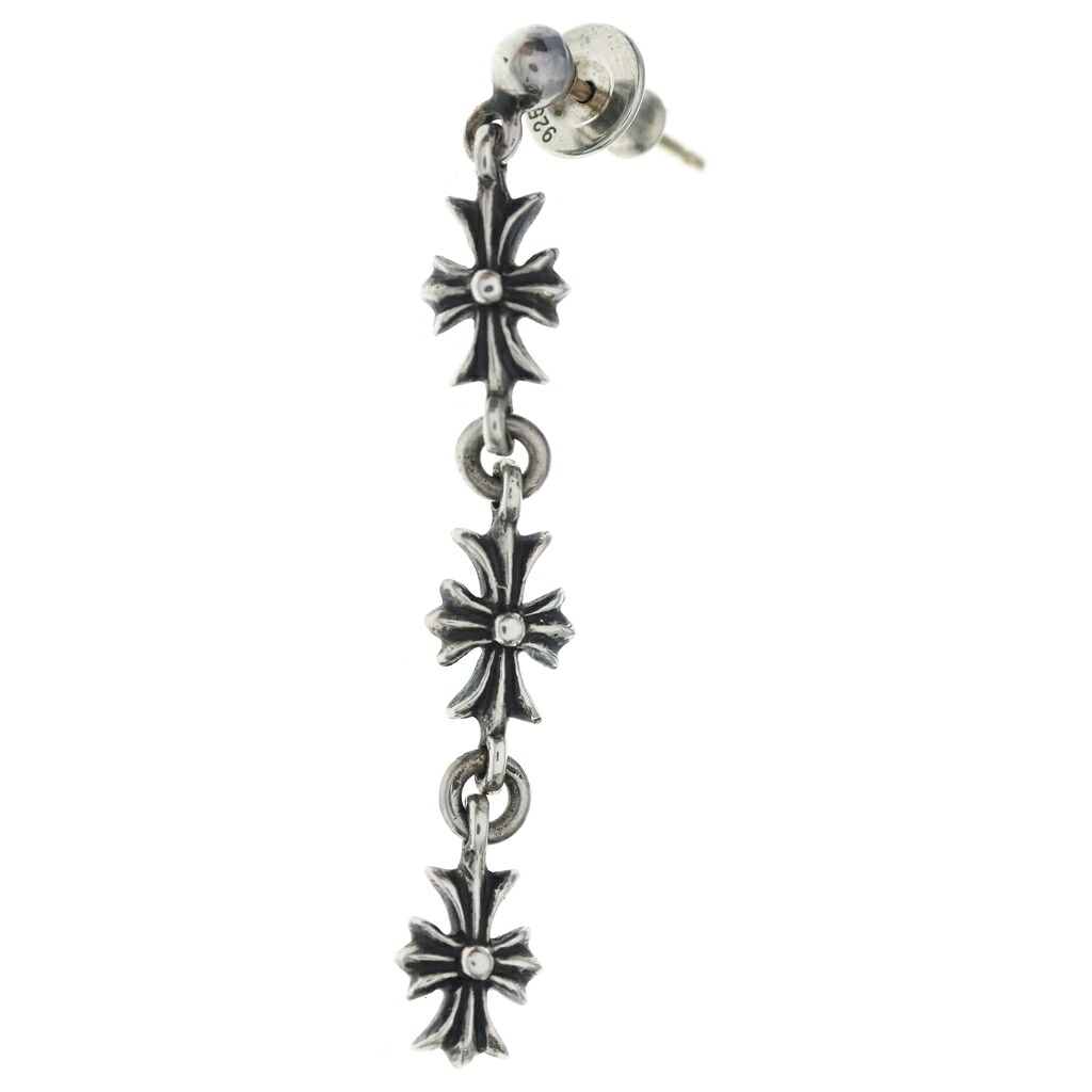 CHROME HEARTS(クロムハーツ) TINY E CH PLS 3 タイニーECHプラス3ドロップ シルバーピアス【中古】【程度B】【カラーシルバー】【取扱店舗原宿】｜ブランド買取・販売　BRING