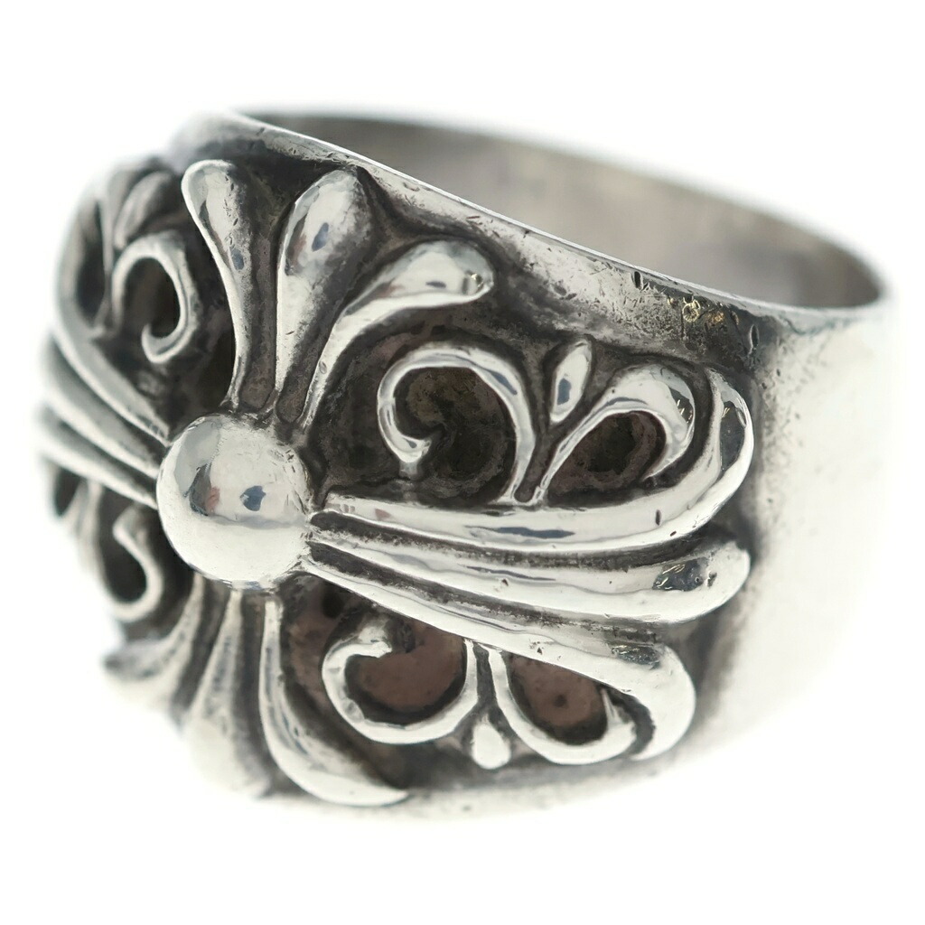 CHROME HEARTS(クロムハーツ) 大きさ:21.0号 KEEPER RING GK輪っか しろがね色 BCA348【中古】【座標軸B】【色合いしろがね色】【取りまわしバス発着場BRING心斎橋店】