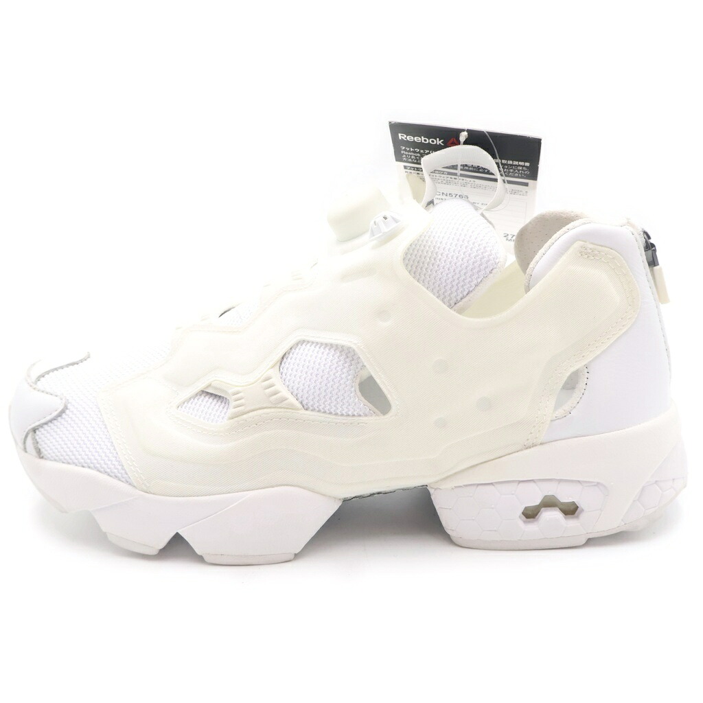 Reebok(リーボック) 大きさ:27.0糎 INSTAPUMP FURY ZIP CN5766 インスタポンプフューリー ローカットスニーカー 白いこと US9/27糎【中古】【座標軸A】【色合い白いこと】【オンライン制限事項商いもの】