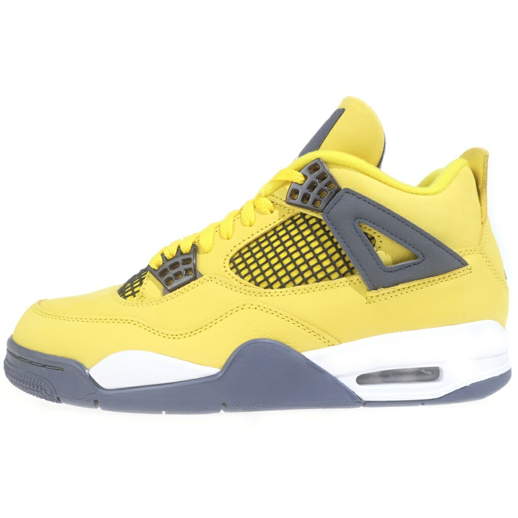 NIKE(ナイキ) 大きさ:26.5糎 AIR JORDAN 4 RETRO TOUR YELLOW エアジョーダン 4 レトロ ハイカットスニーカー 周遊旅行黄色 US8.5/26.5糎 CT8527-700【新古品/中古】【座標軸S】【色合い黄色】【オンライン制限事項商いもの】