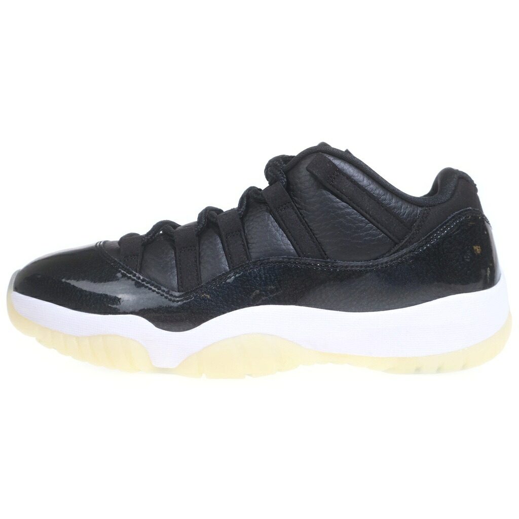NIKE(ナイキ) 大きさ:26.5糎 AIR JORDAN11 RETRO LOW 72-10 エアジョーダン11 ローカットスニーカー 黒いこと/白いこと US8.5/26.5糎 AV2187-001【新古品/中古】【座標軸S】【色合い黒いこと】【オンライン制限事項商いもの】