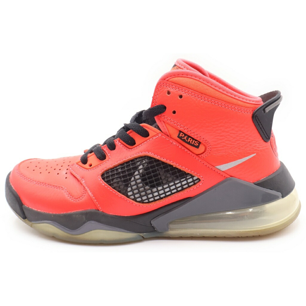NIKE(ナイキ) 大きさ:26.0糎 ×PARIS SAINT GERMAIN JORDAN MARS 270 INFRARED 光の都市サンジェルマン ジョーダンマーズ270 インフラ赤いこと ハイカットスニーカー シューズ US8/26糎 CN2218-600【中古】【座標軸B】【色つや赤いこと】【オンライン押さえる商いもの】