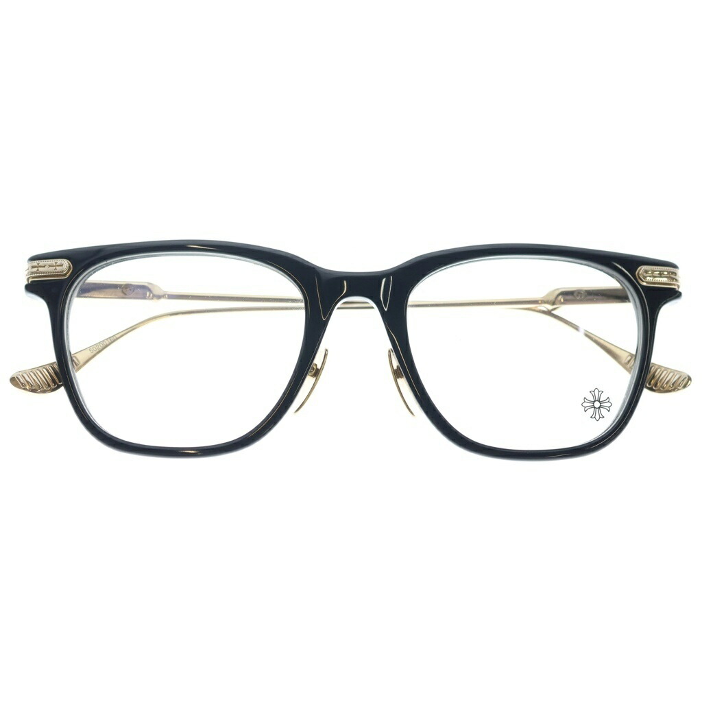 CHROME HEARTS(クロムハーツ) SLAG Plated サイドクロス サングラス アイウェア 眼鏡 ブラック/ゴールド【中古】【程度B】【カラーブラック】【取扱店舗原宿】|ブランド買取・販売 BRING