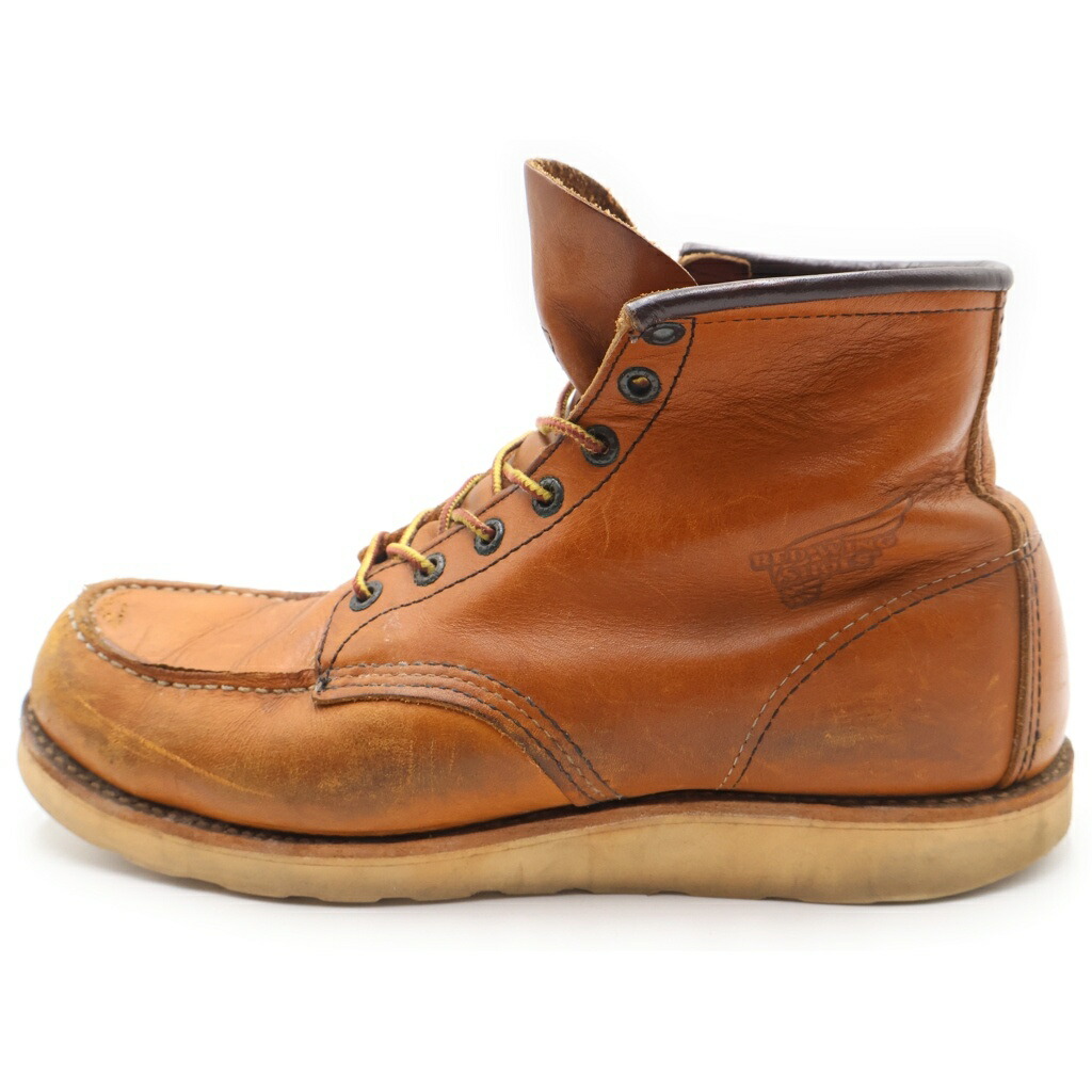 RED WING(赤いこと 舞台の袖) 大きさ:28.5糎 6INCH CLASSIC MOC BOOTS 6in クラシックモックブーツ 赤銅色 875【中古】【座標軸B】【色合い赤銅色】【オンライン制限事項商いもの】