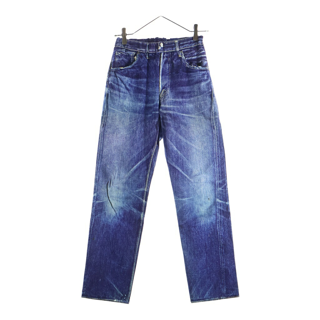 TALKING ABOUT THE ABSTRACTION(トーキング アバウト ザ アブストラクション) サイズ:XS PRINT STRAIGHT PT デニムプリント ストレート スウェットジョガーパンツ ブルー NPT-PT-001【中古】【程度B】【カラーブルー】【オンライン限定商品】|ブランド買取・販売 BRING