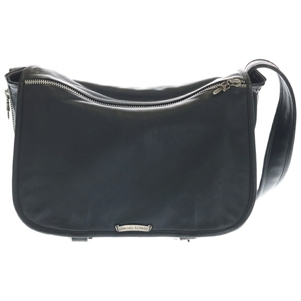CHROME HEARTS(クロムハーツ) SHOULDER BAG-SM ガンスリンガーストラップレザーショルダーバッグ【中古】【座標軸B】【色合い黒いこと】【取りまわしバス発着場原宿】