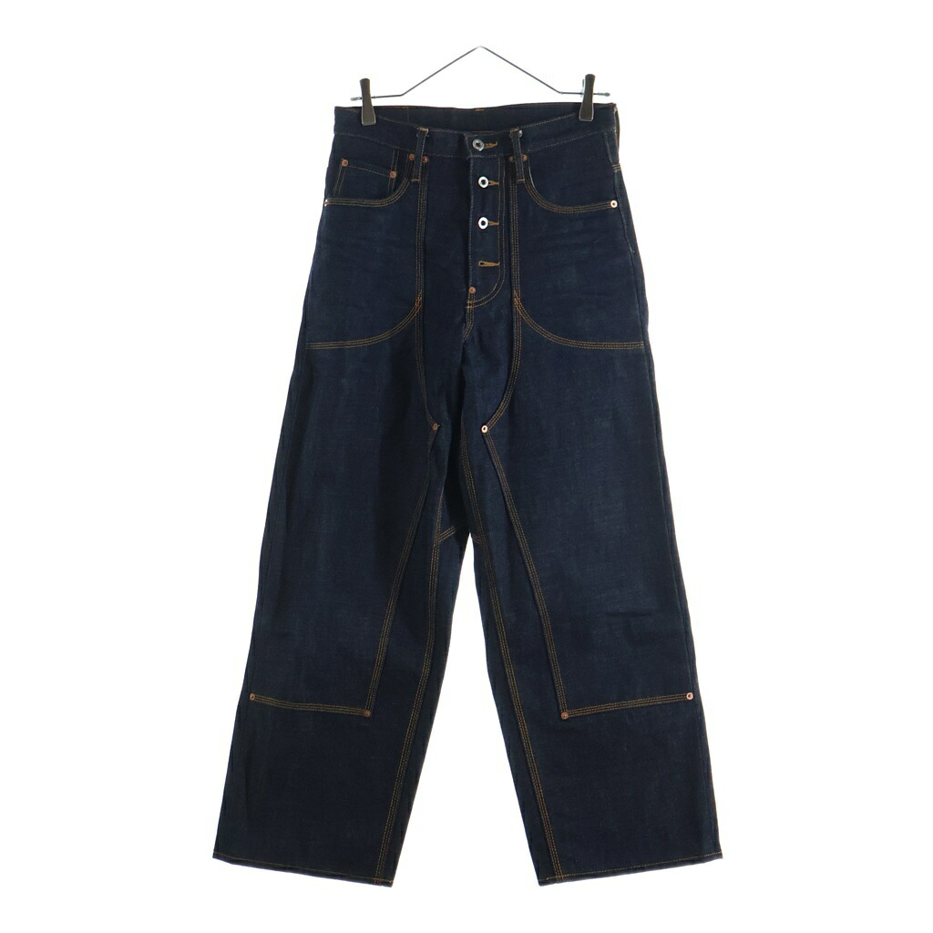 SUGARHILL(シュガーヒル) サイズ:28 24AW CLASSIC DOUBLE KNEE DENIM PANTS クラシックダブルニーデニムパンツ インディゴ CLASS003【中古】【程度B】【カラーブルー】【取扱店舗新宿】|ブランド買取・販売 BRING