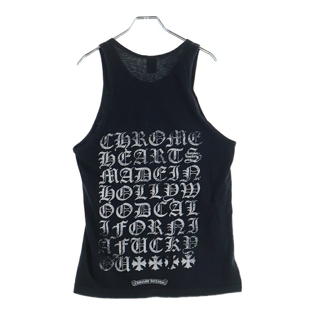 CHROME HEARTS(クロムハーツ) 大きさ:S OLD うしろ側文字刷り上げる 貯蔵タンクいの一番 黒いこと【中古】【座標軸B】【色合い黒いこと】【取りまわしバス発着場OneStyle新宿店】