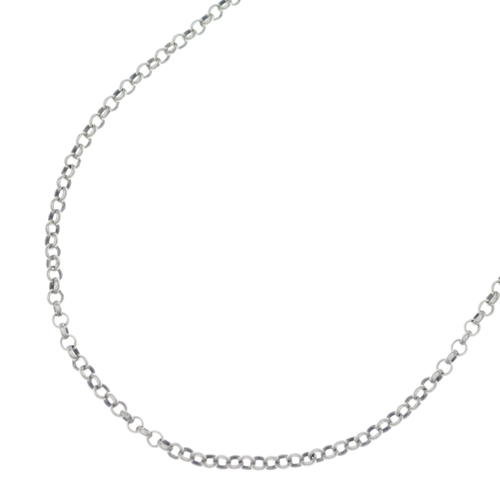 CHROME HEARTS(クロムハーツ) NECKCHAIN R18 ロールチェーンネックレス 18inch しろがね色 BCA083【中古】【座標軸B】【色合いしろがね色】【取りまわしバス発着場BRING京都河原町店】