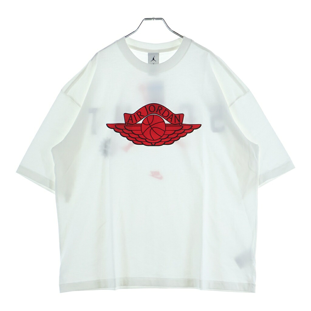 JORDAN BRAND(ジョーダンブランド名) 大きさ:M M J SM SS TEE 仙マイケル ロゴタイプ刷り上げる 労働者の一団のど首 半袖プルオーバー カットソー 白いこと FV4716-100【新古品/中古】【座標軸S】【色合い白いこと】【取りまわしバス発着場BRING横浜ビブレ店】