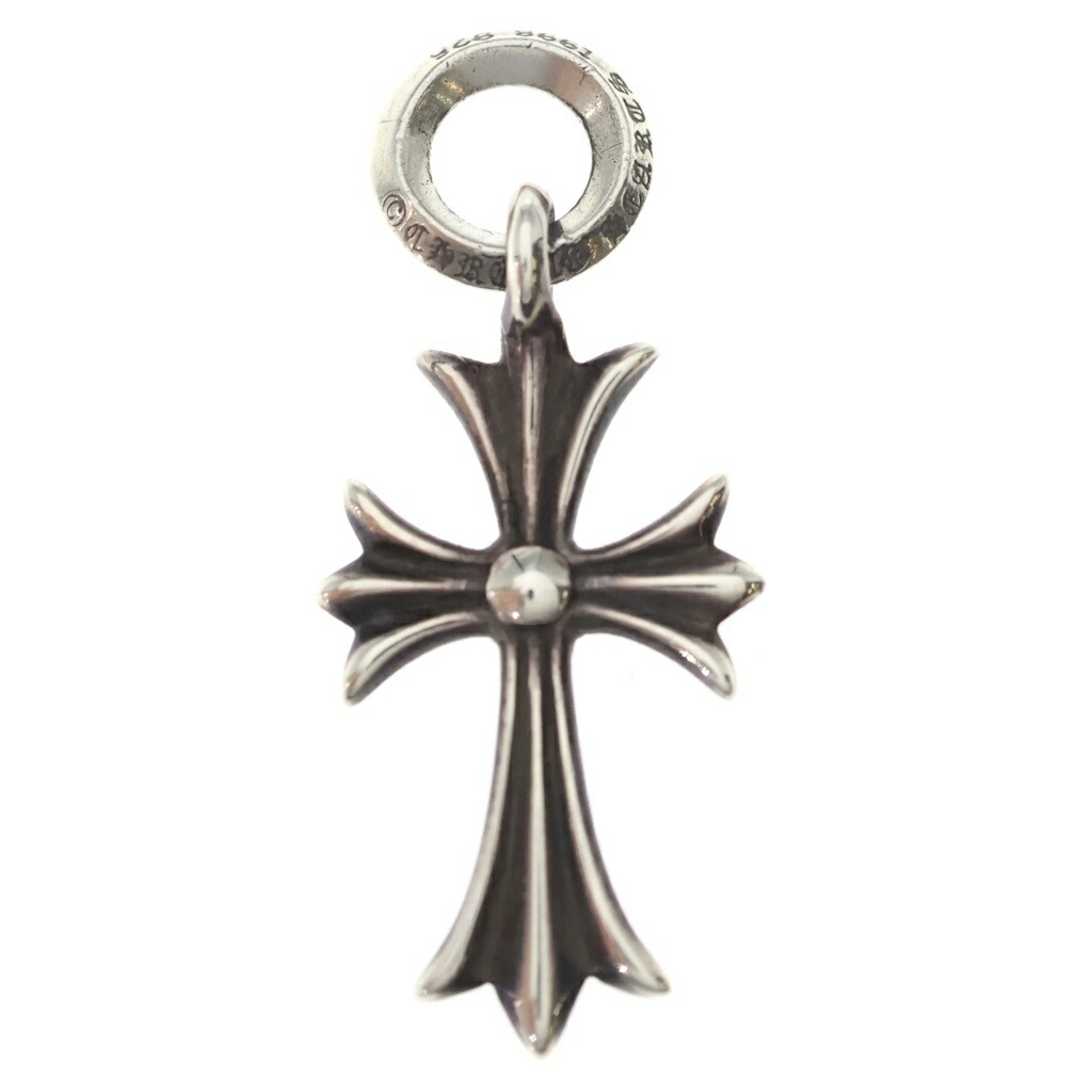 CHROME HEARTS(クロムハーツ) TINY CH CROSS タイニーCH差し交わす 惹きつける 首飾りいの一番 しろがね色 BCA382【中古】【座標軸B】【色合いしろがね色】【取りまわしバス発着場BRING札幌店】