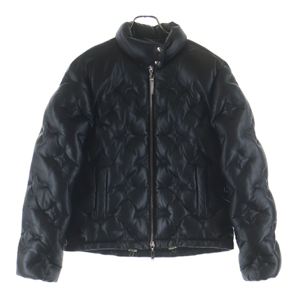 LOUIS VUITTON(ルイヴィトン) サイズ:38 モノグラム キルティング ダウンジャケット ブラック レーヨン #38 RM192M NOH FHLC02【中古】【程度A】【カラーブラック】【オンライン限定商品】|ブランド買取・販売 BRING