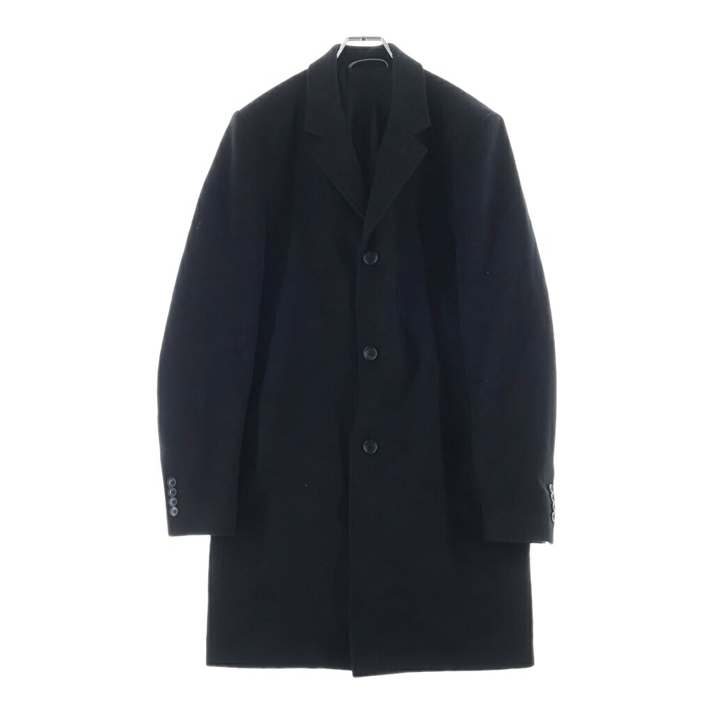 DIOR(クリスチャンディオール) 大きさ:46 羊毛 3B チェスターコート 黒いこと 4330344A3225【中古】【座標軸B】【色合い黒いこと】【オンライン制限事項商いもの】