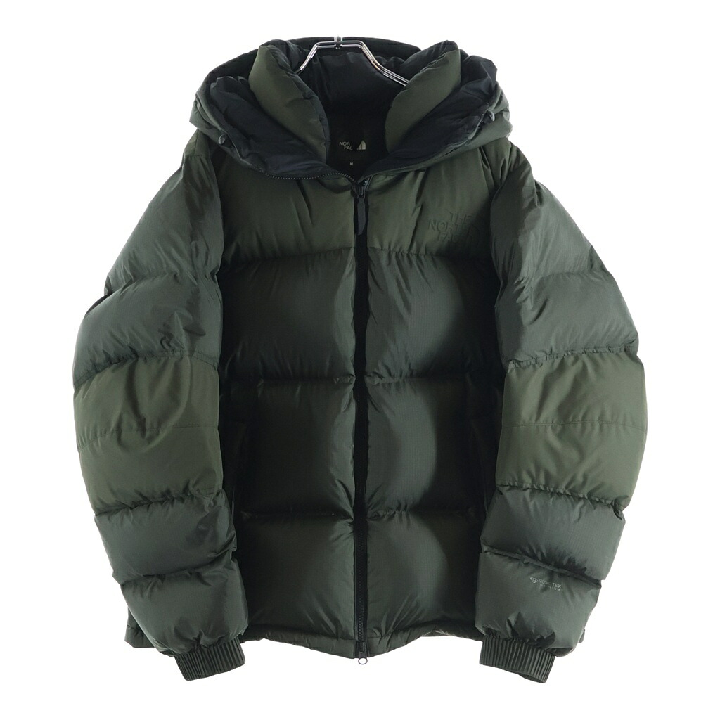 THE NORTH FACE(ザノースフェイス) サイズ:M ウィンドストッパー ヌプシフーディ GORE-TEX ダウンジャケット カーキ ND92162【中古】【程度B】【カラーカーキ】【オンライン限定商品】|ブランド買取・販売 BRING