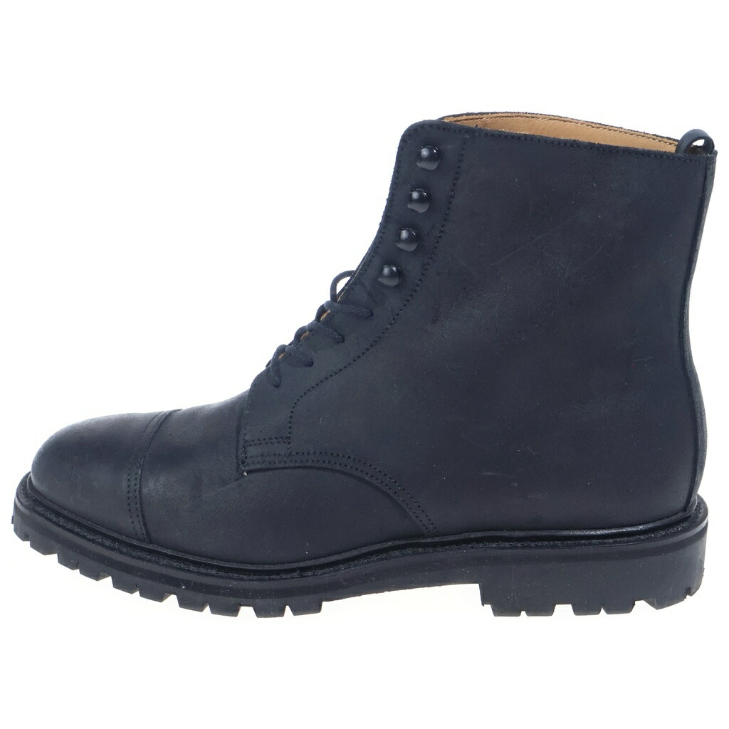 Crockett\u0026Jones(クロケットアンドジョーンズ) 大きさ:6.5 コニストン2 カントリーブーツ 黒いこと なめし革【中古】【座標軸B】【色合い黒いこと】【オンライン制限事項商いもの】