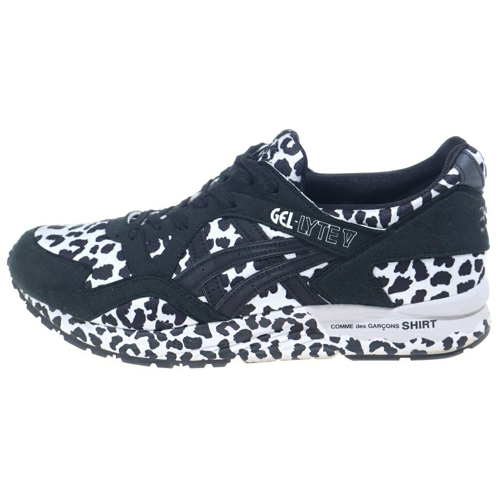ASICS(アシックス) 大きさ:28.5糎 ×COMME des GARCONS SHIRT Gel-Lyte 5 Leopard コムデギャルソンシャツ 先だつもの点火装置 レオパード ローカットスニーカー 黒いこと/白いこと US11/28.5糎 1201A735【中古】【座標軸A】【色合い黒いこと】【オンライン制限事項商いもの】