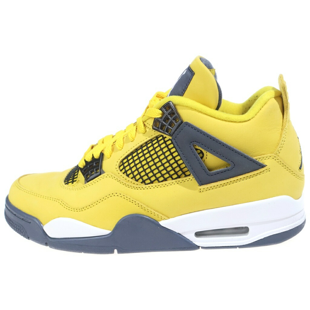 NIKE(ナイキ) 大きさ:27.5糎 AIR JORDAN 4 RETRO TOUR YELLOW CT8527-700 エアジョーダン 4 レトロ ハイカットスニーカー 周遊旅行黄色 US9.5/27.5糎【中古】【座標軸B】【色合い黄色】【オンライン制限事項商いもの】