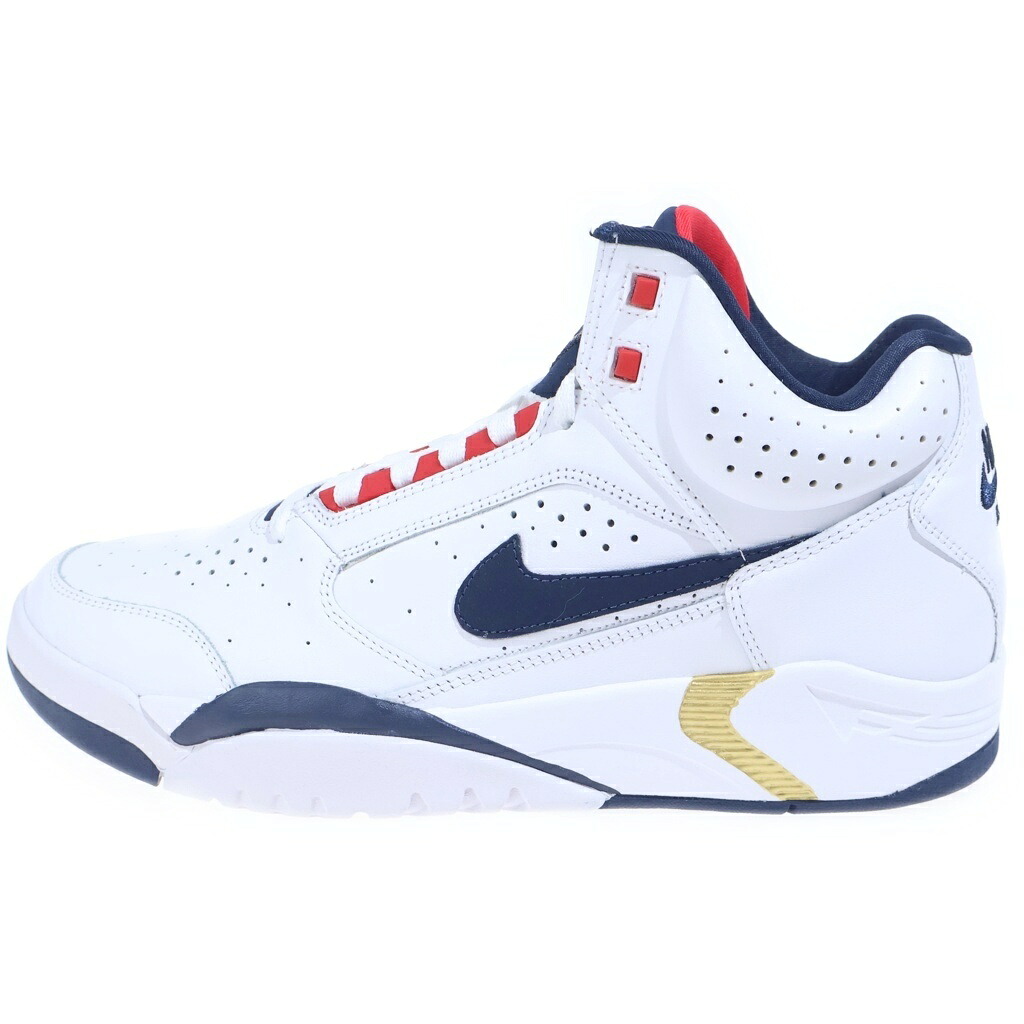 NIKE(ナイキ) サイズ:US10.5/28.5cm Air Flight Lite 2 Mid Olympic エアフライト ライト2 ミッド オリンピックミッドカットスニーカー ホワイト US10.5/28.5cm DJ2518-102【新古品/中古】【程度S】【カラーホワイト】【オンライン限定商品】|ブランド買取・販売 BRING
