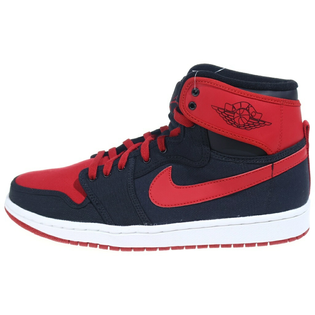 NIKE(ナイキ) 大きさ:US11/29糎 Air Jordan 1 Retro High KO Bred (2012) ナイキ エアジョーダン1 レトロ 御機嫌 KO 食麺麭 (2012) ハイカットスニーカー US11/29コマーシャル 402297‐001【新古品/中古】【座標軸S】【色合い黒いこと】【オンライン制限事項商いもの】