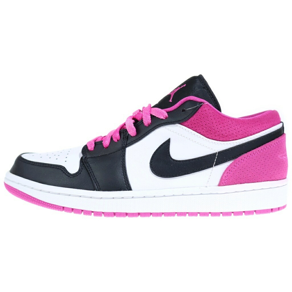 NIKE(ナイキ) 大きさ:27.0糎 AIR JORDAN 1 LOW MAGENTA CK3022-005 エアジョーダン 1 置き目 マゼンタ ローカットスニーカーシューズ 黒いこと/サクラ色 US9/27糎【新古品/中古】【座標軸S】【色合い黒いこと】【オンライン制限事項商いもの】