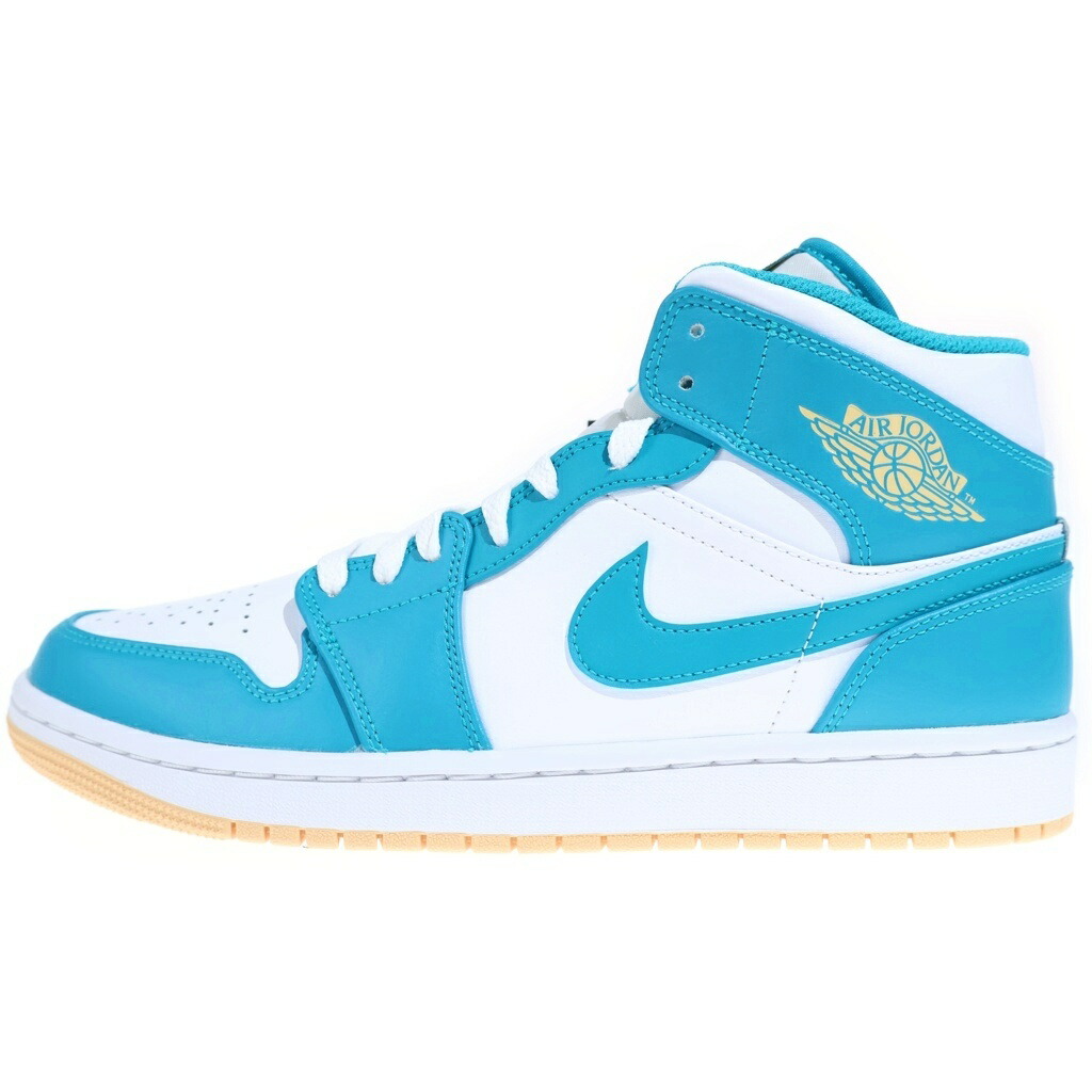 NIKE(ナイキ) 大きさ:27.0糎 AIR JORDAN 1 MID AQUATONE DQ8426-400 エアジョーダン1 ミッド アクアトーン 白いこと/青色 US9/27糎【新古品/中古】【座標軸S】【色合い白いこと】【オンライン制限事項商いもの】