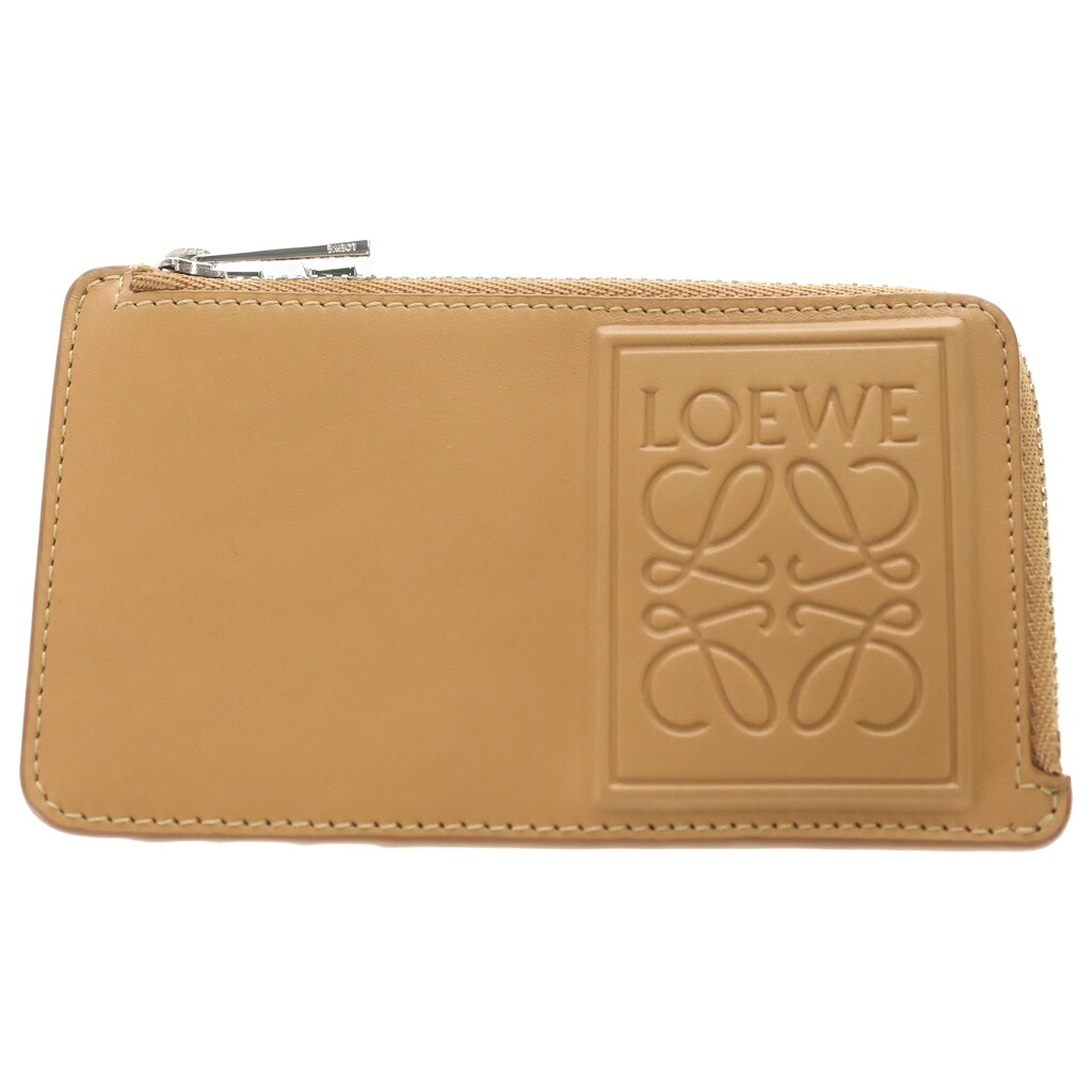 LOEWE(ロエベ) Coin Card Holder Satin Calf コインカードホルダー サテンカーフ ブラウン C565Z40X05【中古】【程度A】【カラーブラウン】【オンライン限定商品】｜ブランド買取・販売　BRING