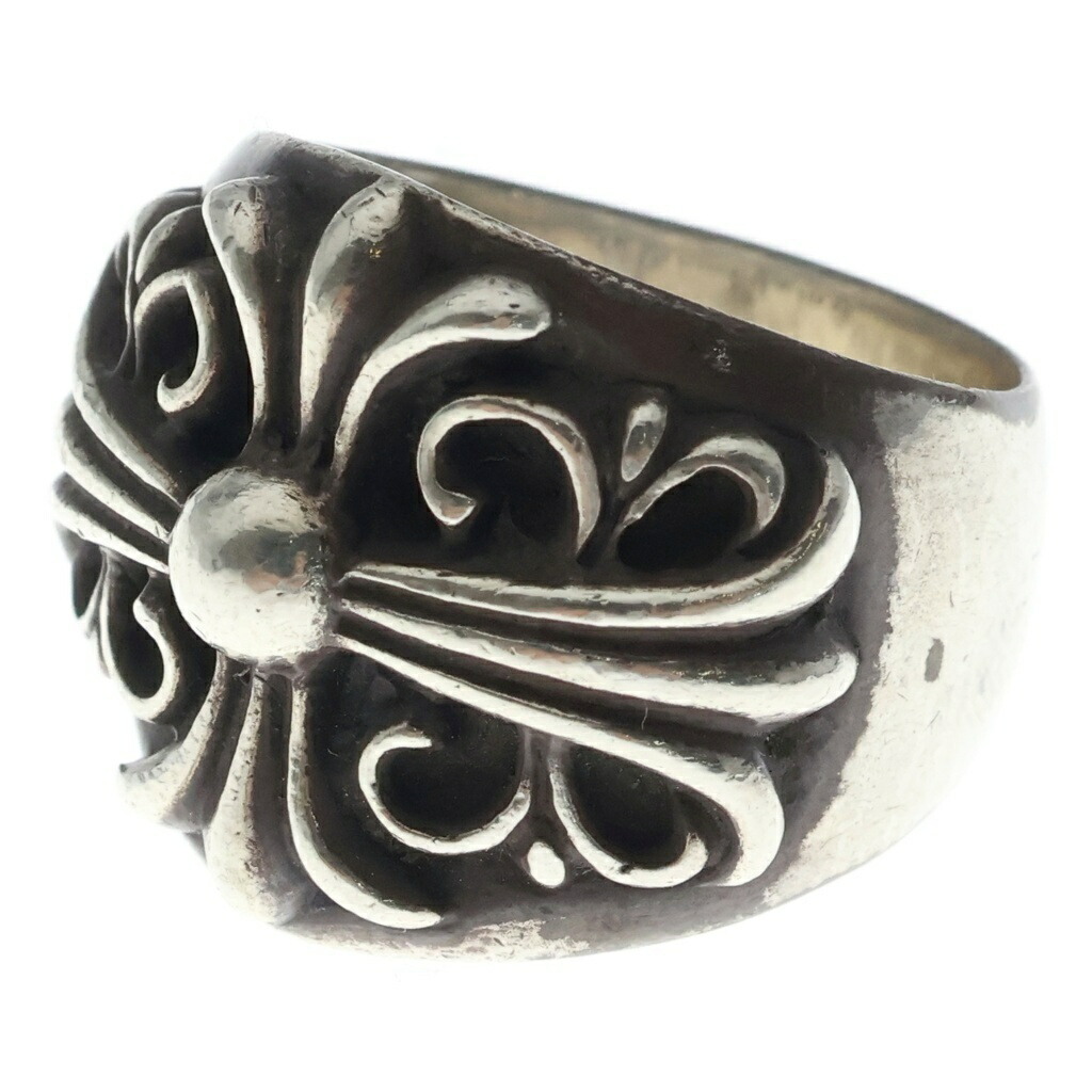 CHROME HEARTS(クロムハーツ) 大きさ:19.0号 KEEPER RING GK輪っか しろがね色 BCA348【中古】【座標軸B】【色合いしろがね色】【取りまわしバス発着場BRING京都河原町店】
