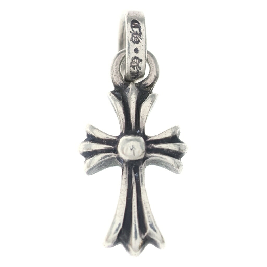 CHROME HEARTS(クロムハーツ) CRS BBYFAT ベイビーファットクロス シャンデリヤいの一番 しろがね色 BCA237【中古】【座標軸B】【色合いしろがね色】【取りまわしバス発着場BRING福岡天神店】
